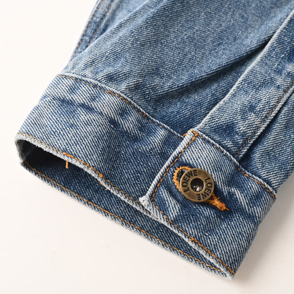 LW Anagram Denim Jacket Mid Blue Denim