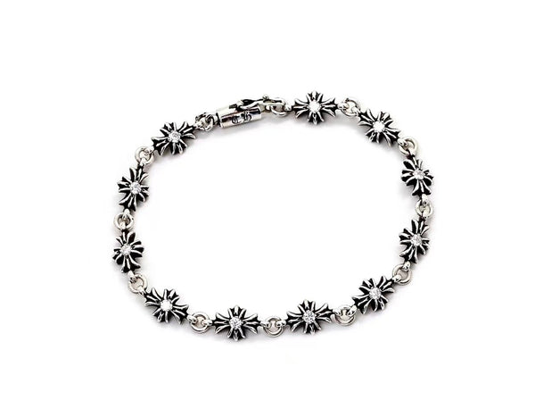 Chrome Hearts Silver Tiny E CH Plus Bracelet
