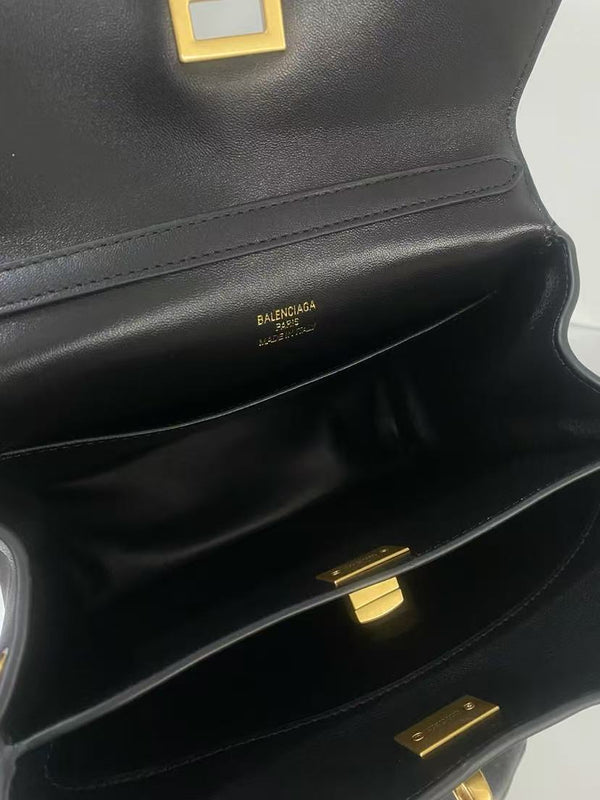 Balenciaga Mini Bag 22 Black Calfskin Gold Hardware