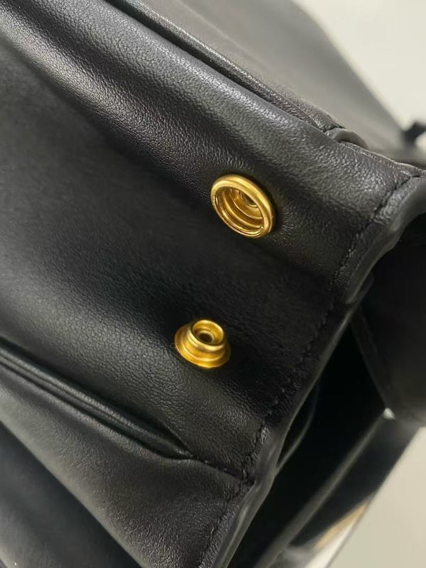 Balenciaga Mini Bag 22 Black Calfskin Gold Hardware