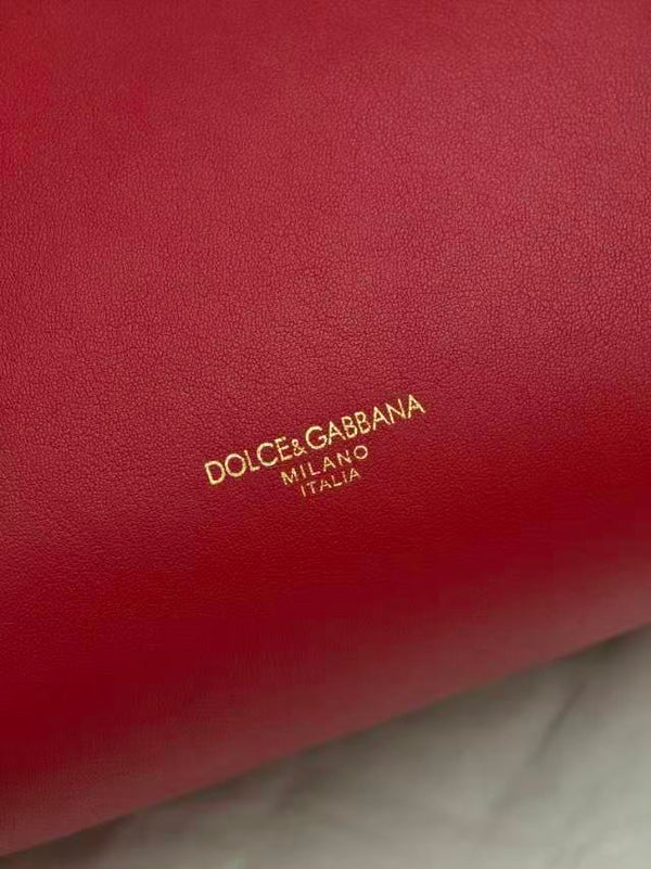DB My Sicily Bag 21cm Red Calfskin