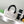CC Cambon Mini 21cm White Black Logo Lambskin