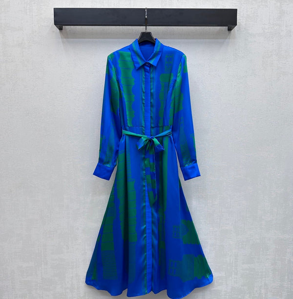 HM 26s Shirt Dress Silk 709