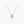 LAURENCE SIGNATURE TRIPLE PAVED SILVER DIAMOND NECKLACE
