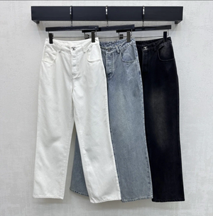 Chanel 2026 Jeans With Silver Buckle