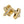 JEUX DE GOLD DIAMOND EARRINGS