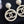 DOUBLE C PEARL GOLD EARRINGS