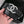 CC WOMEN'S BELT 3.0CM LEATHER BLACK BUCKLE SILVER DIAMOND