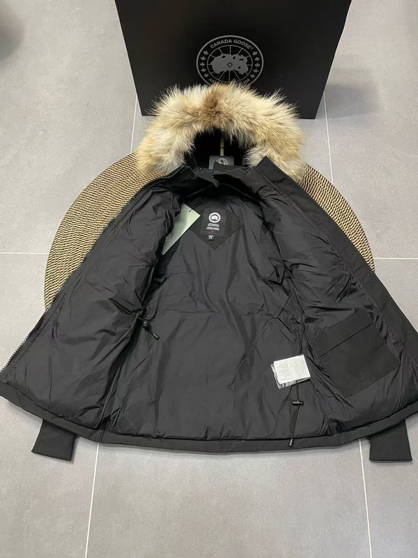 C. Goose Women's Chelsea Parka Black Cotton