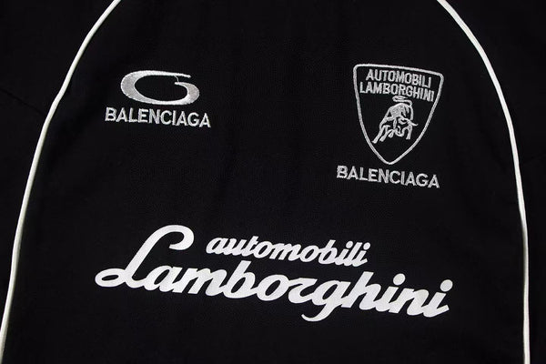 Balenciaga Automobili Lamborghini Soccer T-shirt Cotton