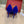 CL Anjalina Spike Pumps Suede Blue