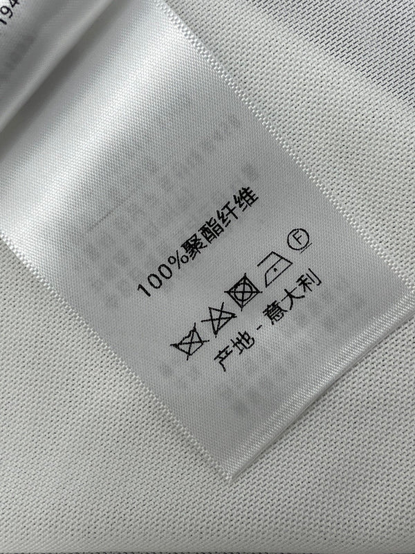 CD Mesh Logo T-Shirt White Polyester 401570