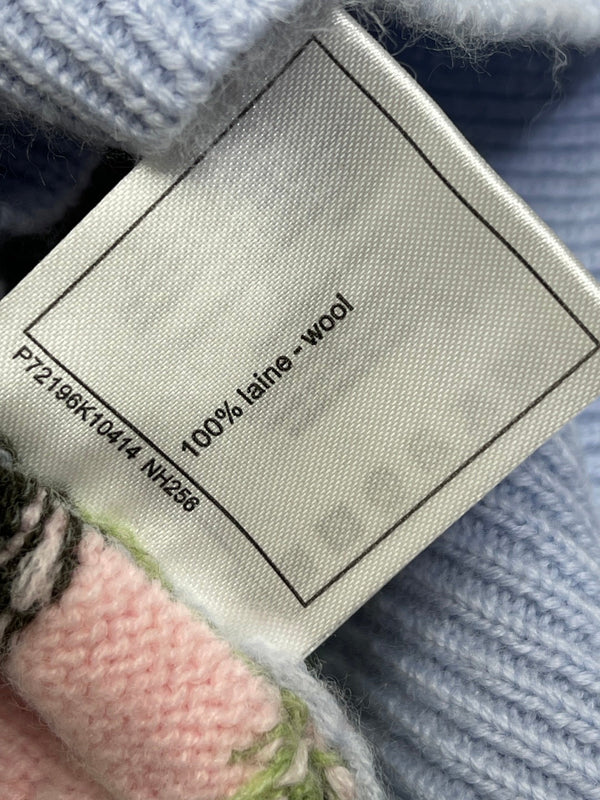 CC 2026 Striped Cardigan Blue Pink Green Wool 417669