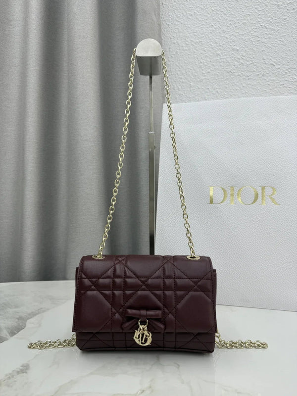 CD 2026 Chain Bag 21cm Fabric Lambskin