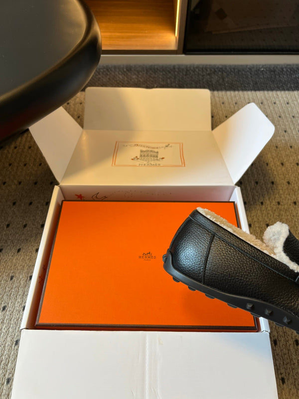 HM 26S Destin Loafers Black Calfskin
