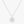 LUCKY MOVE MM SILVER DIAMOND NECKLACE