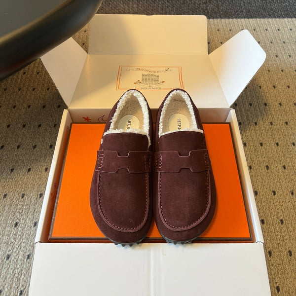 HM 26S Destin Loafers Burgundy Suede