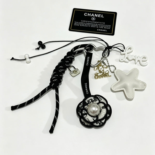 Chanel Bag Charm With Flower And Star