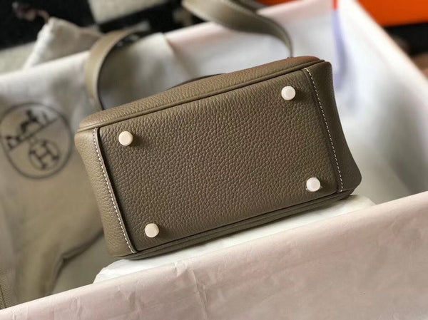 HM Mini Lindy 20cm Tourterelle Clemence Leather