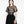 cd d-waist 10cm double buckle black leather