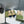 GG MATELASSÉ CANVAS SLIDES WHITE LOGO