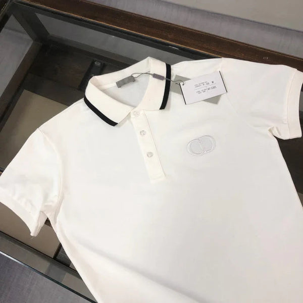CD 26A Men Short-Sleeve Collared Polo Shirt Cotton 290803