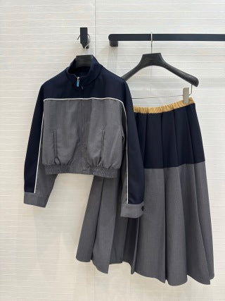 Miu Miu 25 Sport Suit Gray Blue Cotton