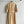 LV Modern Long Skirt White Light Brown Cotton