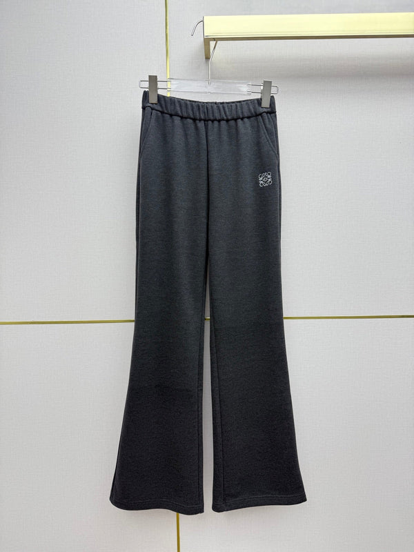 Loewe 2025 Trouser Black and White Polyester 323773