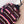 Miumiu 2025 Striped Knit Polo Shirt Blue and Brown Wool