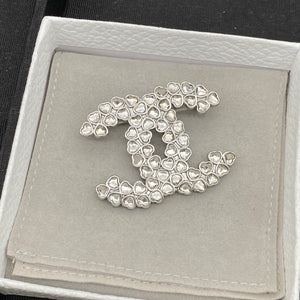 Chanel 25B CC Heart Brooch