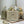 CD Book Tote Beige Embroidery and White Woven Grosgrain Ribbon