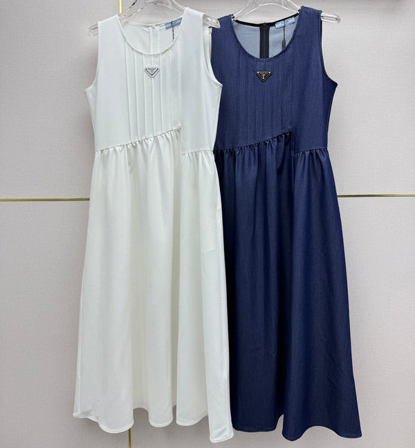 Prad 2026 Sleeveless Dress Cotton 396824
