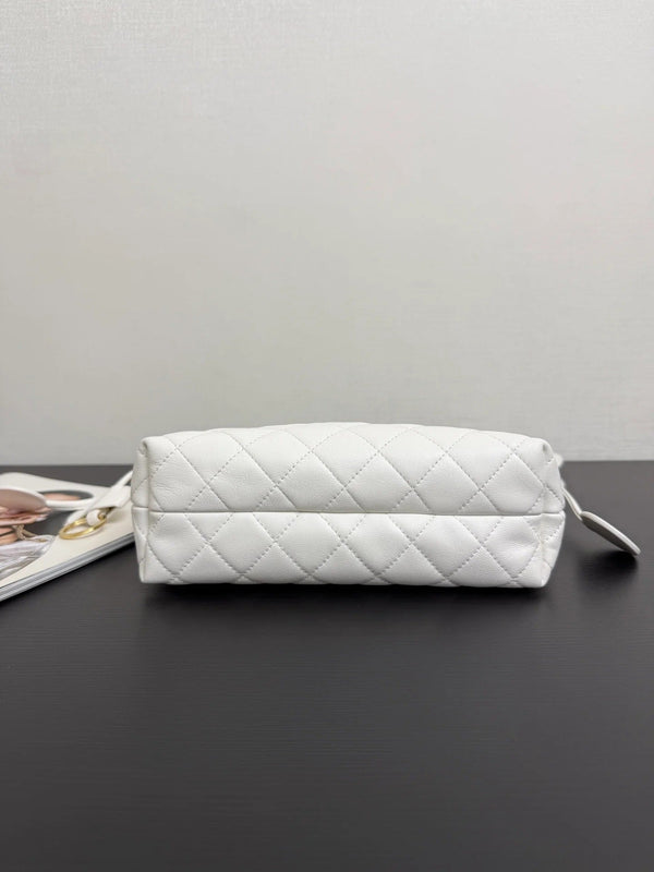 Chanel 2026 Lucky Bag 22cm White Sheepskin
