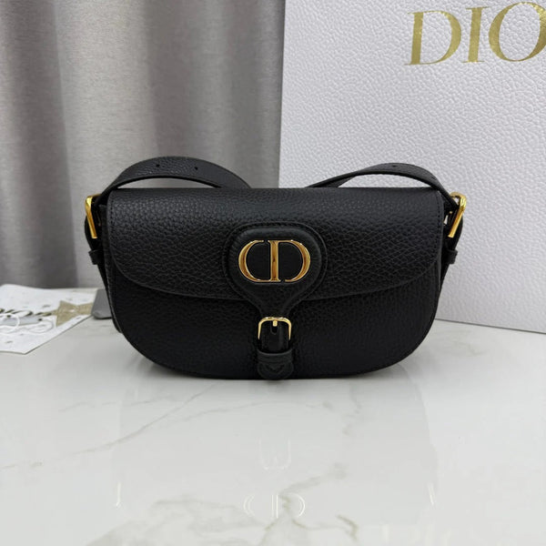 CD 2026 Bobby East-West Bag 21cm Multicolors Fabric and Grained Calfskin