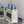 CD 2026 Book Tote 26cm White Blue mix Colors Canvas