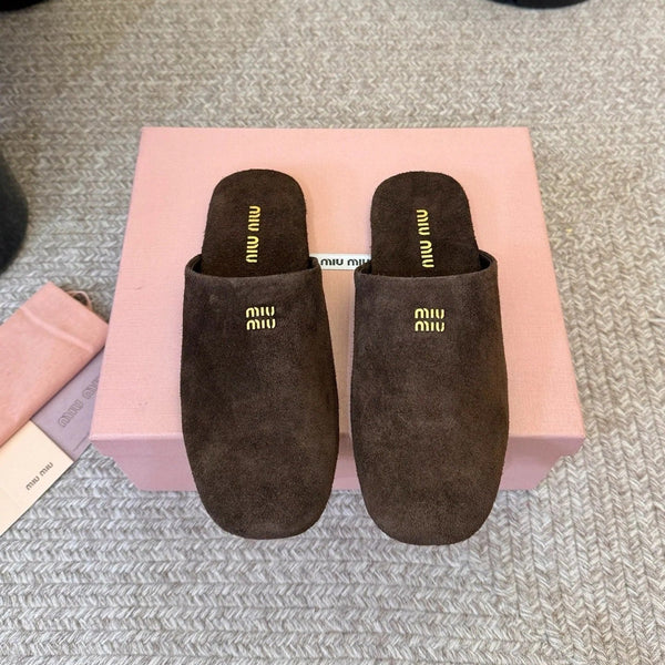 Miu 2026 Mules Suede 941987