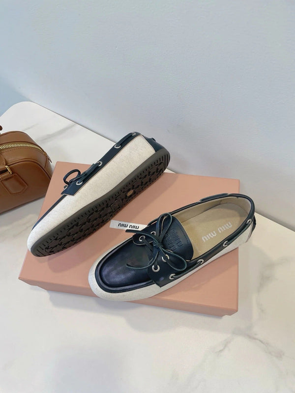 Miu 2026 Vintage Loafers Suede Leather 941761