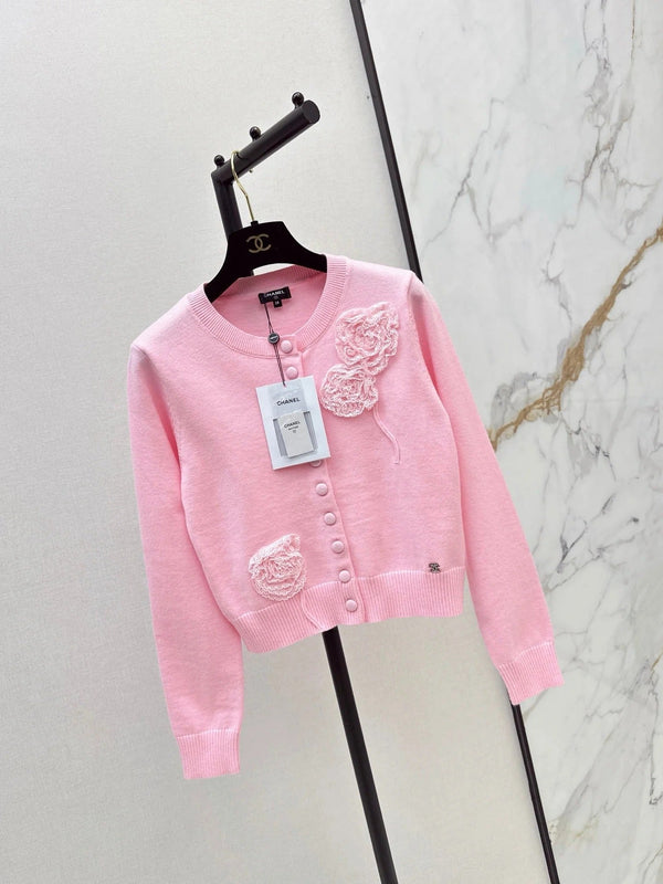 Chanel 2026 Square Knit Long-sleeved Top Wool 292169
