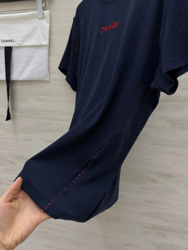 CC 2026 Hand-stitched Short-Sleeve T-Shirt Cotton 666402