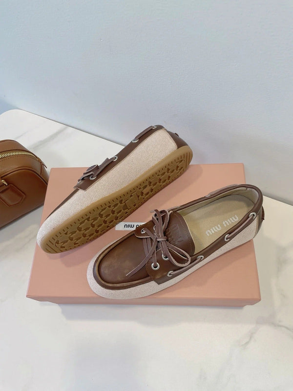 Miu 2026 Vintage Loafers Suede Leather 941761