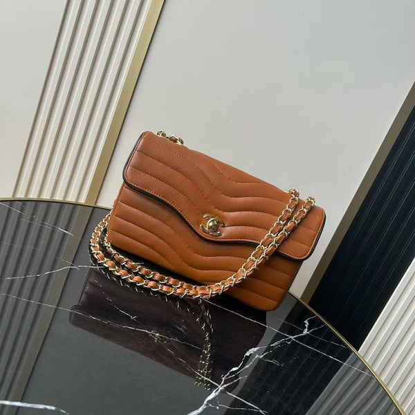 CC 26s Flap Bag 25.5cm Patinated Lambskin