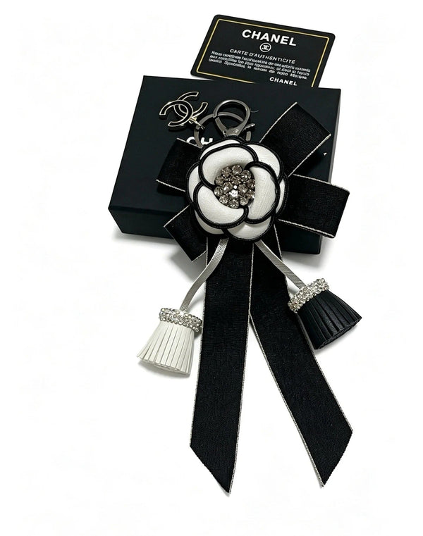 CC Camellia Ribbon Charm