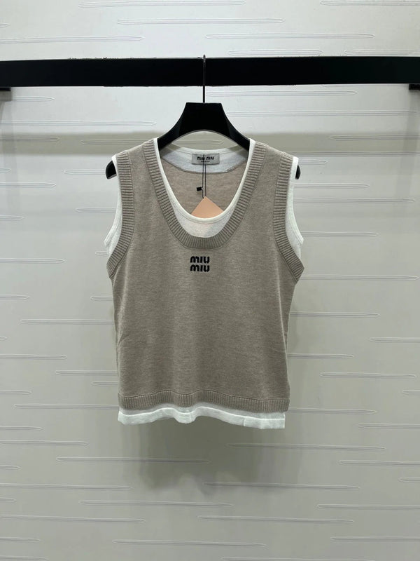Miu 2026 Vest Shirt Wool 643214