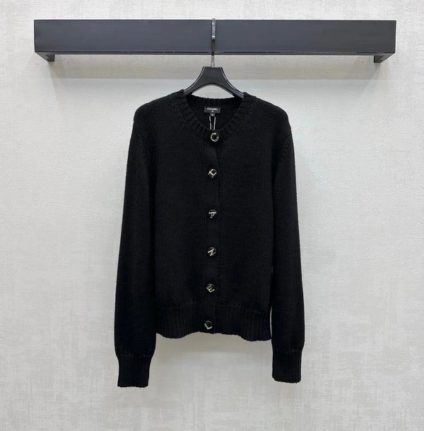 CC 2026 Letter-button Knit Cardigan Cashmere 418732