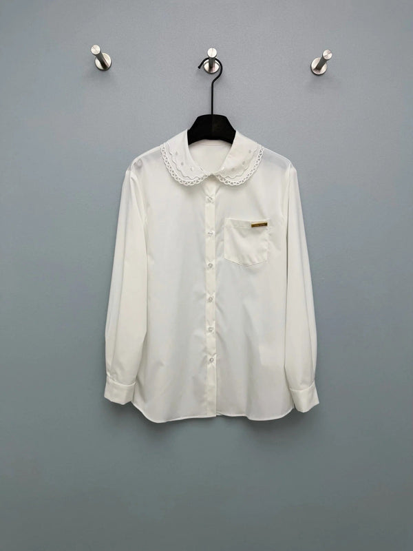 Miu 2026 Long-Sleeve Shirt Cotton 643283
