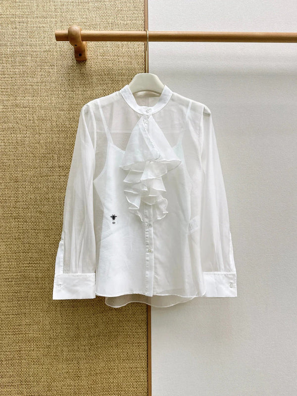 CD 2026 Ruffle Shirt Tulle 571406