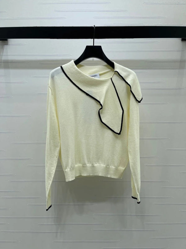 Chanel 2026 Knit Long-sleeved Top Wool 299599