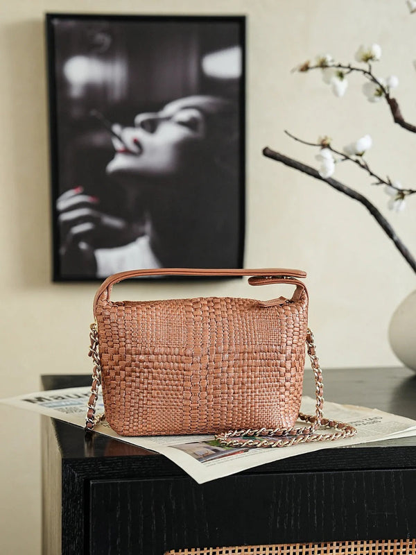 Chanel 26s Bag 21.5cm Straw Woven