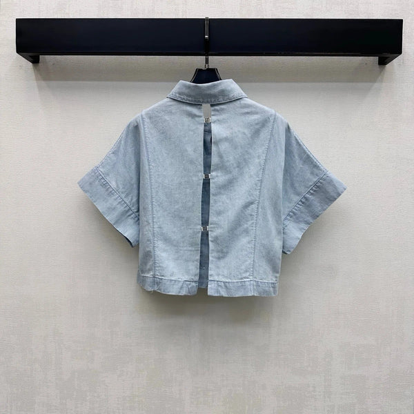 CC 2026 Demin Shirt Light Blue Cotton 636015